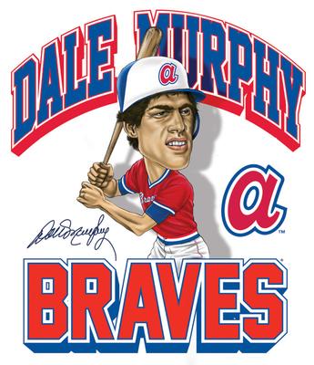 Дейл Мерфи Футболка Atlanta Braves Белая Хлопковая футболка Все размеры JJ4407