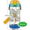 Skater Water Bottle 480ml Disney Toy Story 23 Clear Bottle with Straw for Children PDSH5-A