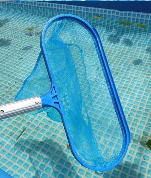Épuisette de piscine à mailles fines - AIMOONSA - 41 x 15,5 cm - Maille fine nylon - Pour barre Ø 3 cm