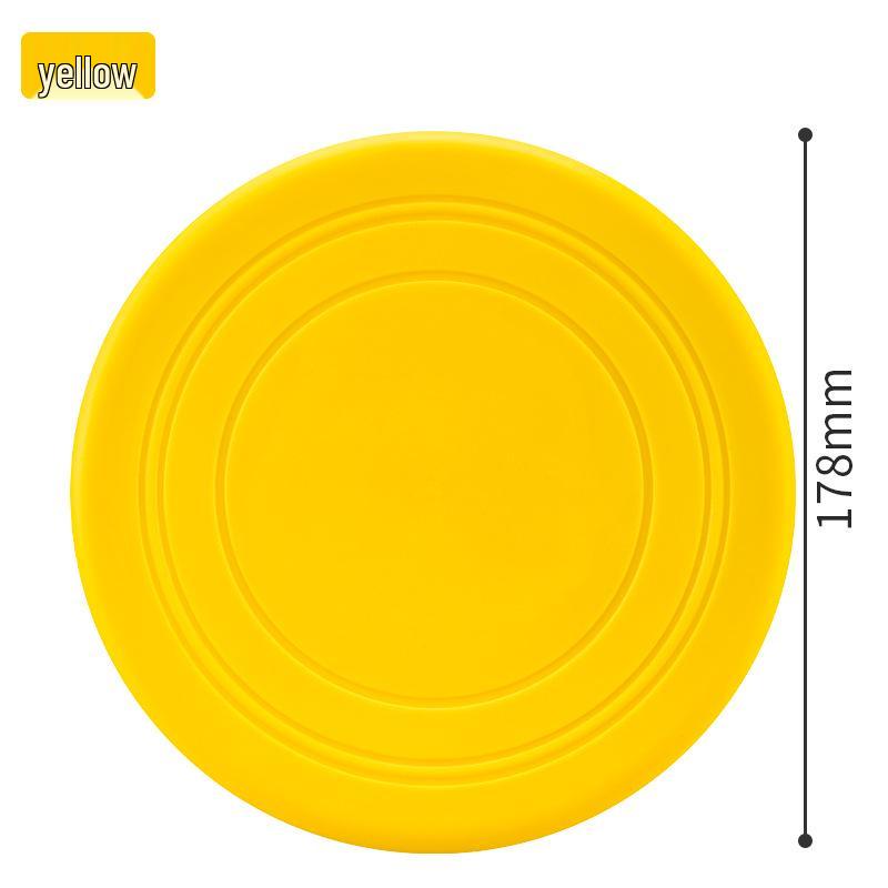 Soft Frisbee Dog Toy: Interactive Floating Training Disc for Puppies and Border Collies