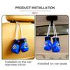 UCFF4 Car Sun Visor Boxing Gloves Pendant Gifts Accessories For BMW M3 M5 E36 E39 E46 E60 E61 E64 E70 E71 E80 E85 E87 E90 E83