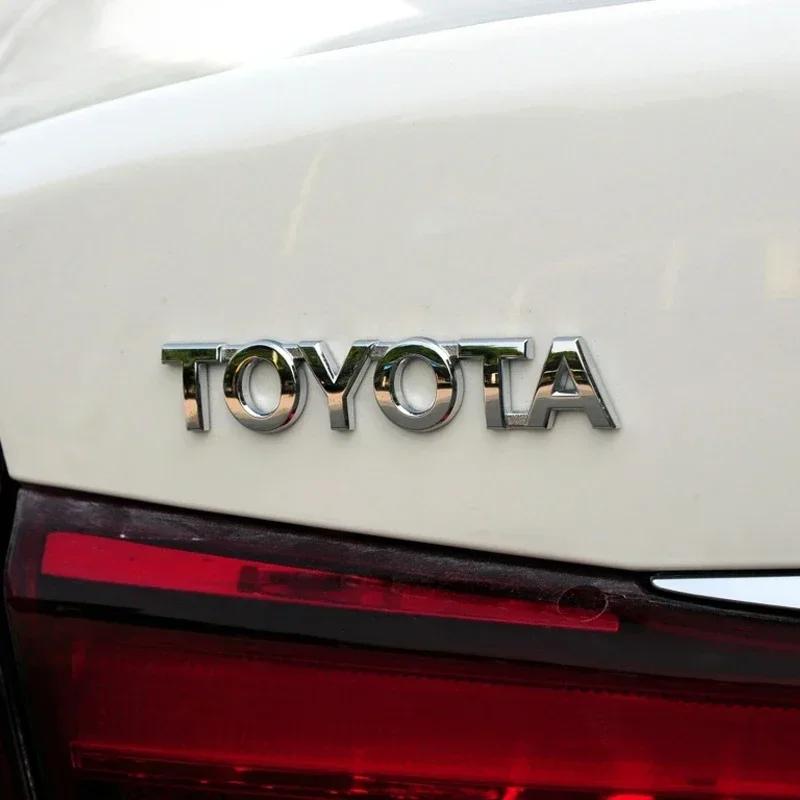 1 шт. Металлическая эмблема Значок Автомобильная 3D наклейка Наклейка на багажник автомобиля Автомобильные аксессуары Для Toyota Fortuner Chr Verso Prius Hiace Yaris Trd Corolla