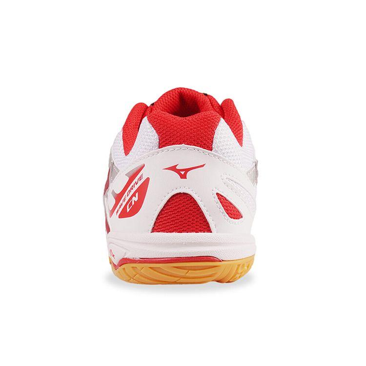 Mizuno Wave Drive Cn3 Low Top Table Tennis Shoes Unisex Shoes White Red 81GA196062
