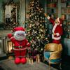 Giant Santa Claus Christmas Inflatable Foil Balloons Standing Balloons  Home New Year Party Supply