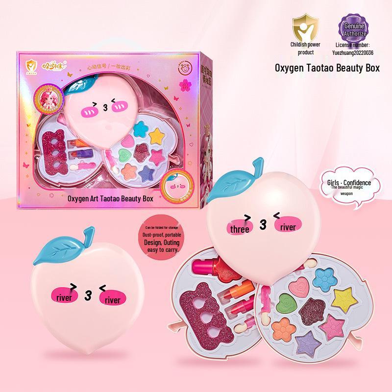 Набор детской косметики «Принцесса» для девочек: Набор для ролевых игр с помадой и лаком для ногтей