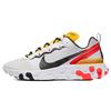 React Element 55 White Black Crimson Gold Sneakers BQ6166-102
