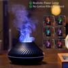 Volcanic Aroma Diffuser Essential Oil Lamp 130ml USB Portable Air Humidifier with 6 Color Flame Night Light