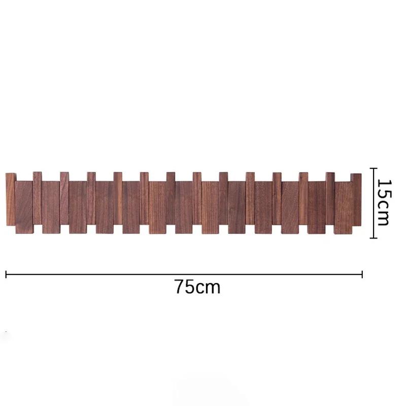 Beech Wooden Clothes Hangers Wall Mounted Organizer Clothes Hangers Piano Cap Hat Hanging Organizers Multipurpose Clothing Rack