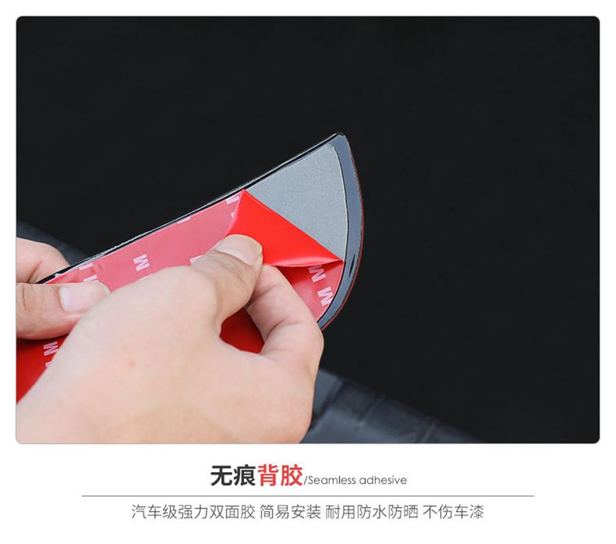 Car Universal Sport Style Door & Rear Guard Bumper Protector Non-slip Pad