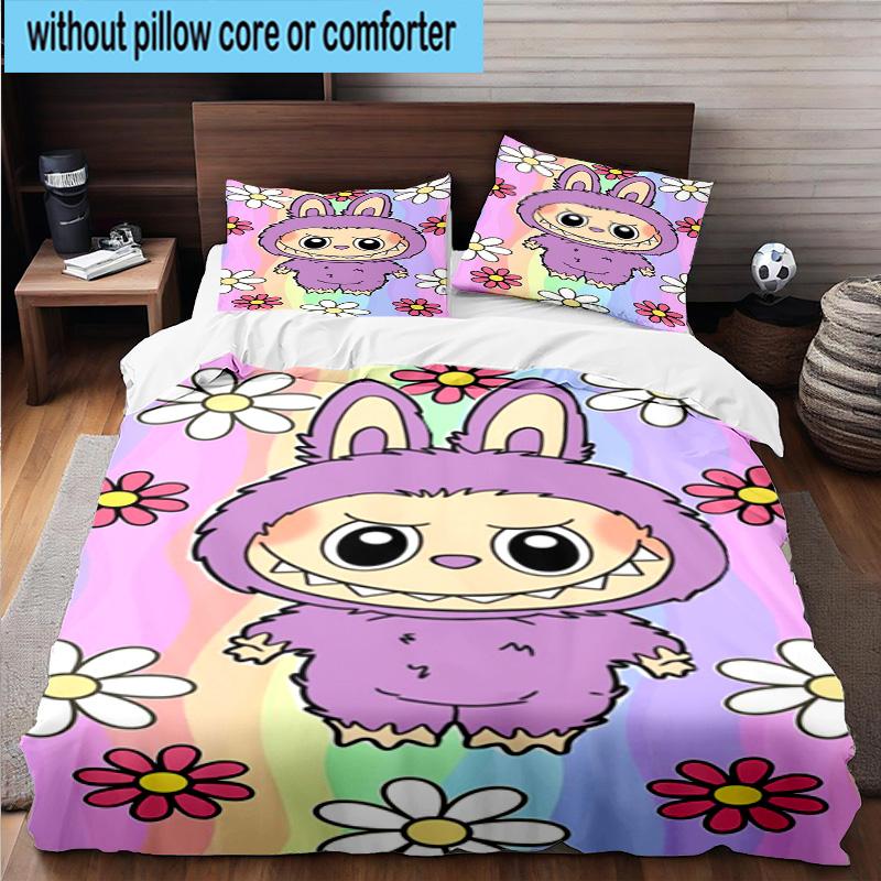 3PCS Bunny Costume Adventure 3pcs Bedding,Including 3PCS Duvet Cover And 2pcs Pillowcases Perfect for Christmas,Ideal for Bedroom, Dormitory