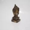 Old Tibet Buddhism Bronze Shakyamuni Sakyamuni Amitabha Buddha Head Statue