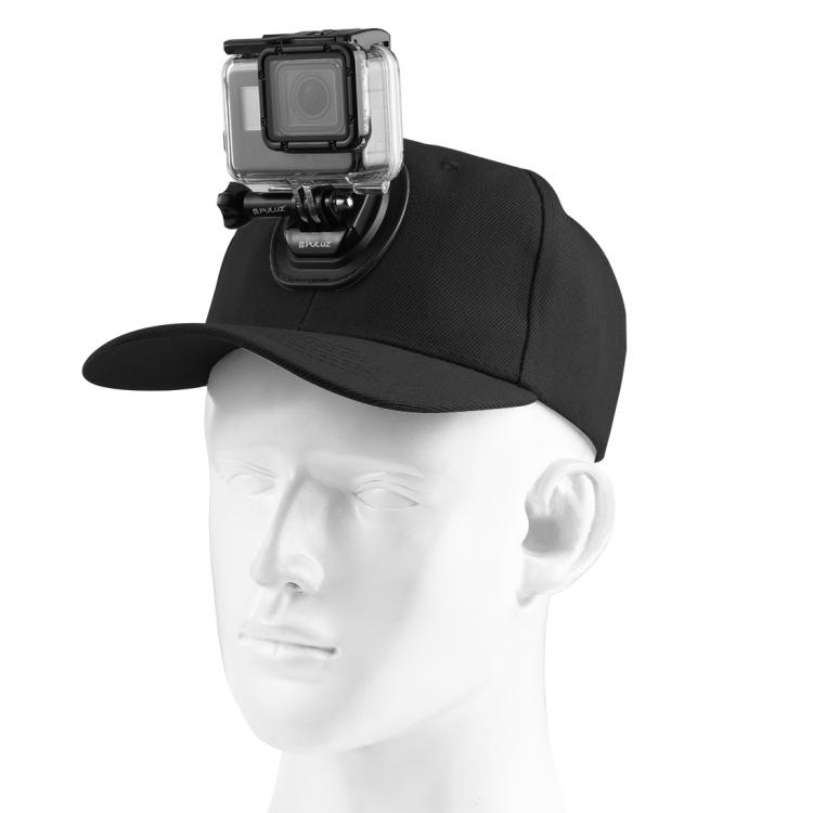 Бейсболка PULUZ с креплением J-Hook Buckle и винтом для GoPro, DJI OSMO Action и других экшн-камер