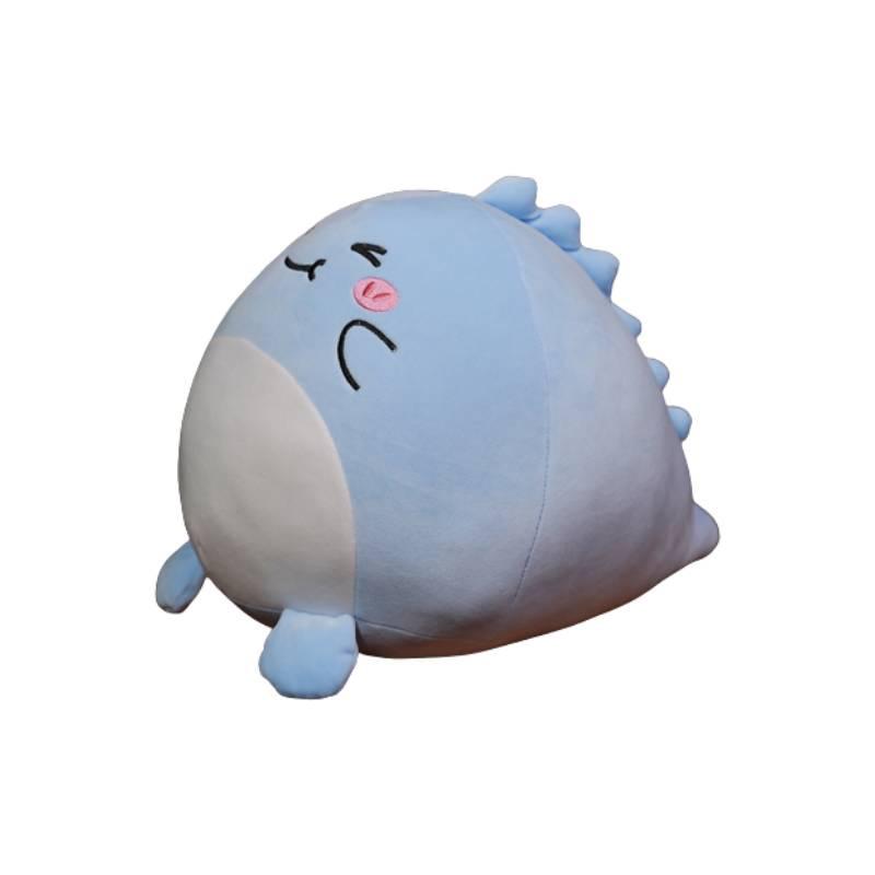 Плюшевая игрушка Squishmallow Динозавр Супермягкий короткий плюш Синий/розовый 20см/7.87дюймов