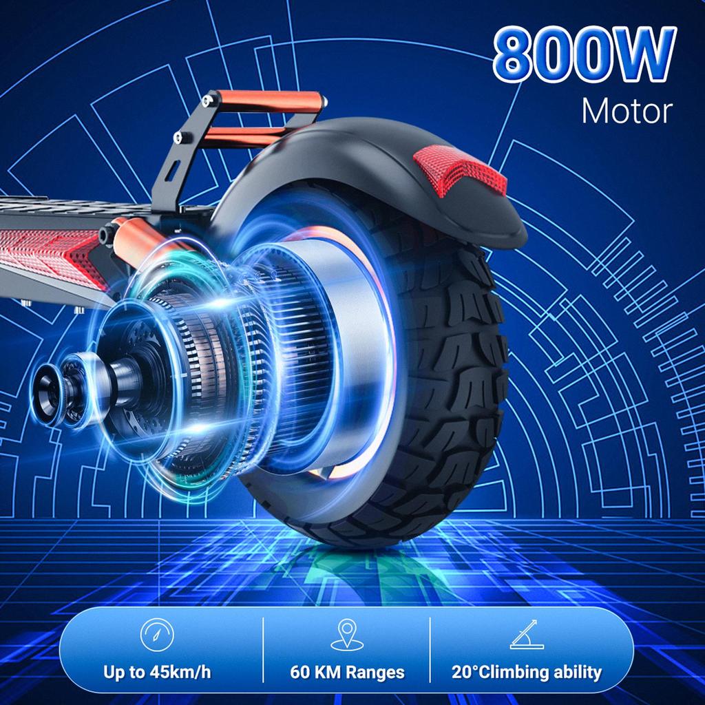 Электрический самокат для взрослых, складной самокат Offroad E, сверхширокая доска, портативный пригородный электрический самокат с сиденьем