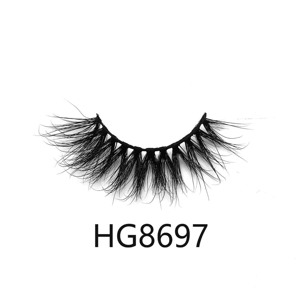 20mm Mink Hair False Eyelashes European And American Multi -Layer Thick Cross Curly Messy False Eyelashes