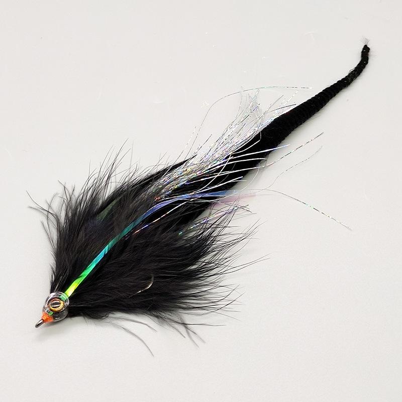 LF196 Стримерная мушка «Драконий хвост» - Искусственная приманка Крючок для нахлыстовой рыбалки.