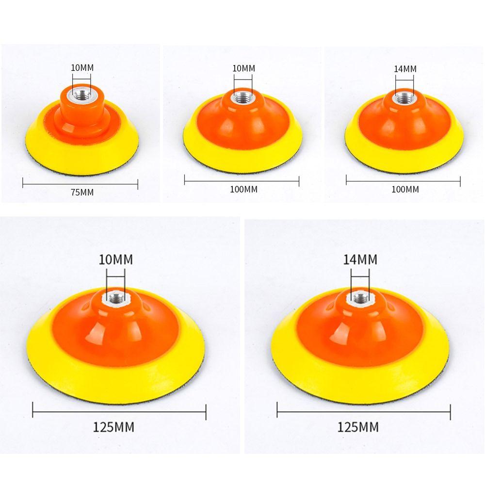 100mm/125mm Plate Backing Pad PU Sanding Pad Holder Durable Sponge Polishing Disc