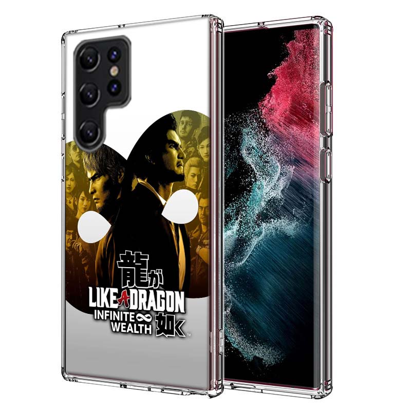 Yakuza 0 Game Capa Phone Case For Samsung S26 Ultra S25 Edge Galaxy S23 S21 S20 S24 FE S22 S10 Plus Cover Clear TPU Shell Coque