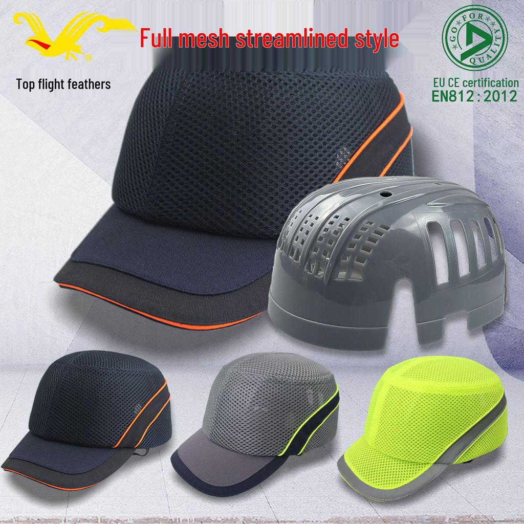 Breathable Lightweight Anti-Impact Baseball-Style Waterproof Safety Helmet Liner