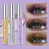Glitter Mascara Long-Lasting Shimmer Eye Makeup Waterproof Mascara Diamond Mascara for All Skin Types Lengthening and Curling Eye Lash Mascara