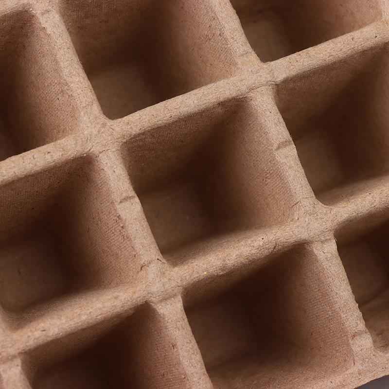 5 шт. 12-луночный поддон для рассады растений из биоразлагаемой целлюлозы для садоводства, поддон для посева семян, сеялка для гидропоники, система выращивания, инструменты