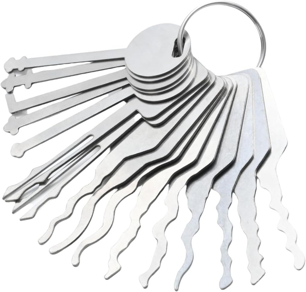 Набор крючков 16 шт. Наборы инструментов для ремонта, Крючки ручные инструменты для автомобилей, Набор инструментов-пик из нержавеющей стали для автомобиля для ящика с инструментами
