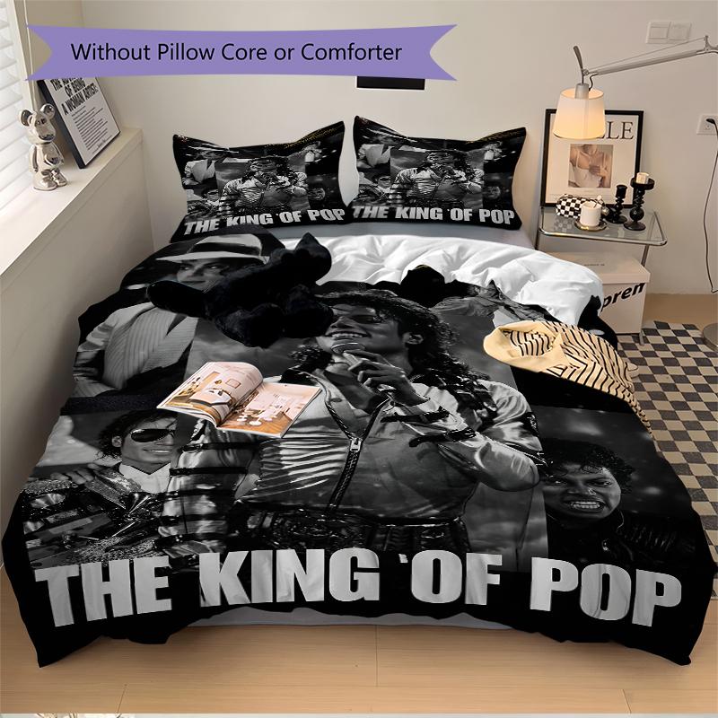 3Pcs Pop Legend Bedding Sets For All Sizes New 3D Printed Bed Cover Comforter Duvet Cover Pillowcase Bedroom Decoration