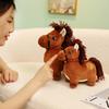Cartoon Plush Horse Toy Cute Animal Doll Room Decorations Children Gift Holiday