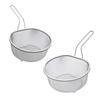 Stainless Steel Food Frying Basket with Handle Fried Drain Basket  for Kitchen