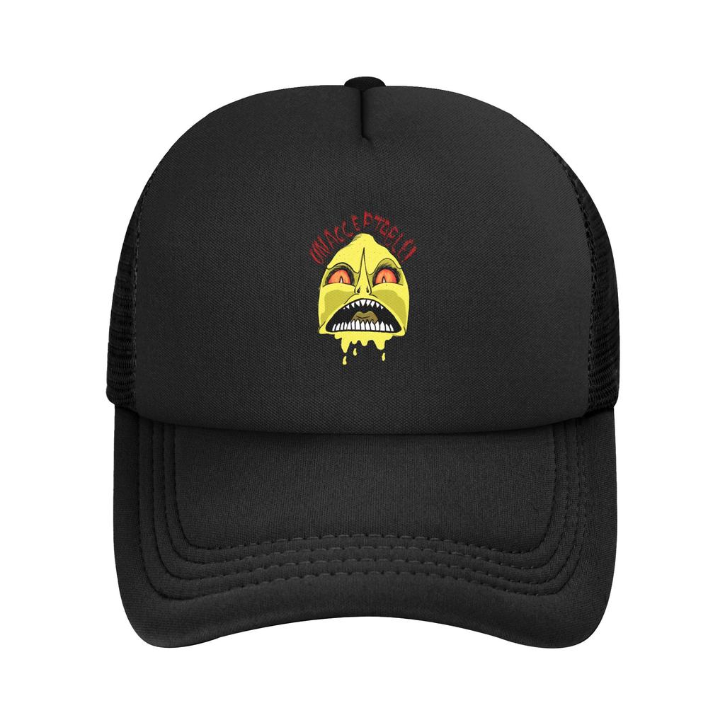 Unacceptable Scary Lemongrab Trucker Cap Adult Hats Trucker Worker Cap Sun Hats Breathable Snapback Caps Mesh Baseball Cap