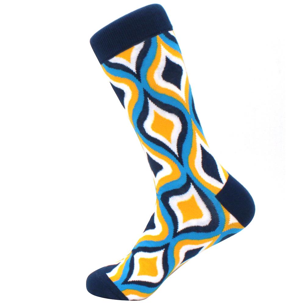 Яркие мужские зимние носки гребенной хлопок мягкие теплые смешные счастливые мужские женские длинные носки Calcetines de hombre деловые