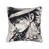 Luffy Anime Chopper Square Pillowcases Polyester Car Cushion Cover Cool Home Decoration Pillow Cover