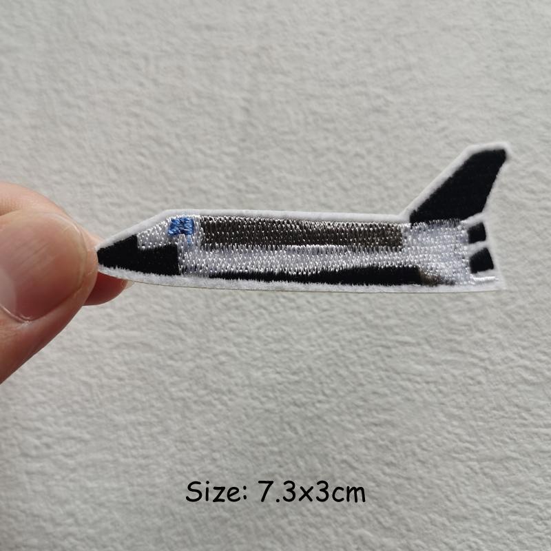 DIY UFO Patch Iron On Patches On Clothes Heat-adhesive Embroidered Patches For Clothing Alien Patch For Clothes Jackets