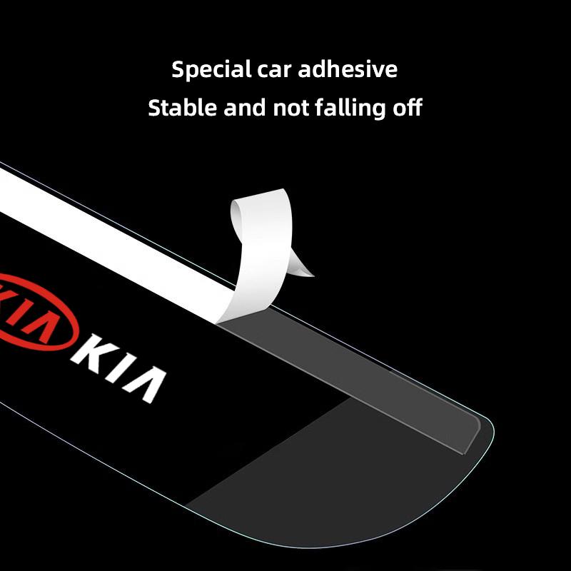 AABIV1 2Pcs Car Rearview Mirror Rain Eyebrows Rainproof Cover For KIA RIO Soul EV6 EV9 Sorento Ceed Niro EV3 Stinger K5 K9 Stonic Forte
