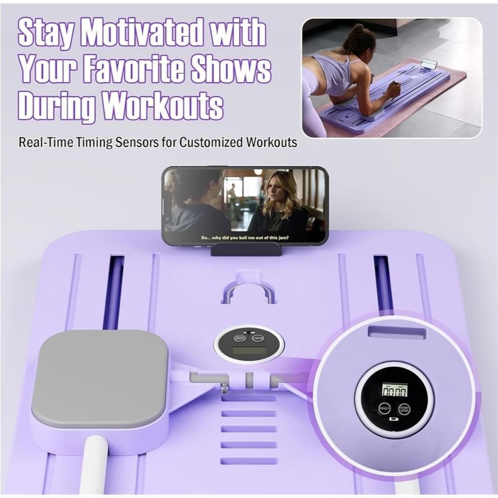 Automatic Rebound / Ab Exercise Roller Machine Household Full Body Workout Fitness Tool Multifunctional Fitness Board