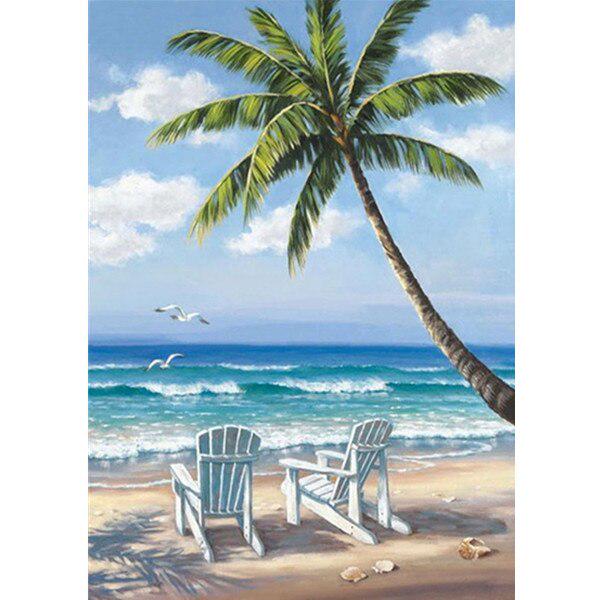 DIY Алмазная вышивка Отражение воды 5D Полный круг Алмазная картина Современное животное Вышивка крестом