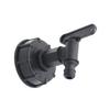 1 PC 2 X 3/4" Thread Plastic IBC Tank Tap 1000L IBC To 1/2"(15mm) Adapter Garden Irrigation Connection Valve Hose Switch Fittings