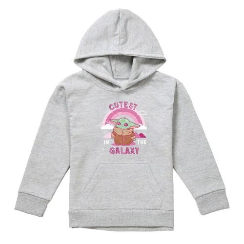 Star Wars Childrens/Kids Cutest In The Galaxy Grogu Heather Pullover Hoodie