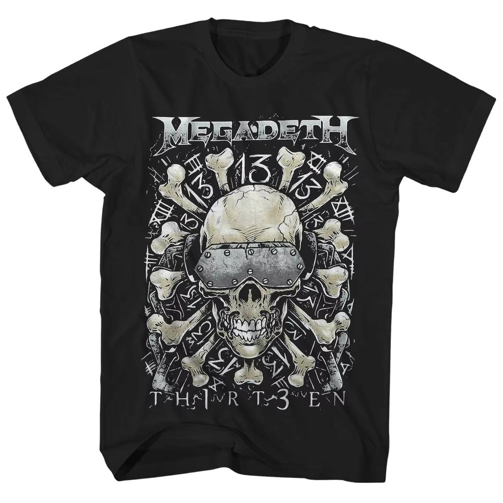 Megadeth Band 2026New Unisexs 100Cotton shirt Y2k album Graphic Tshirts hiphop style fashion hawaiian luxury Women popular Tshirt