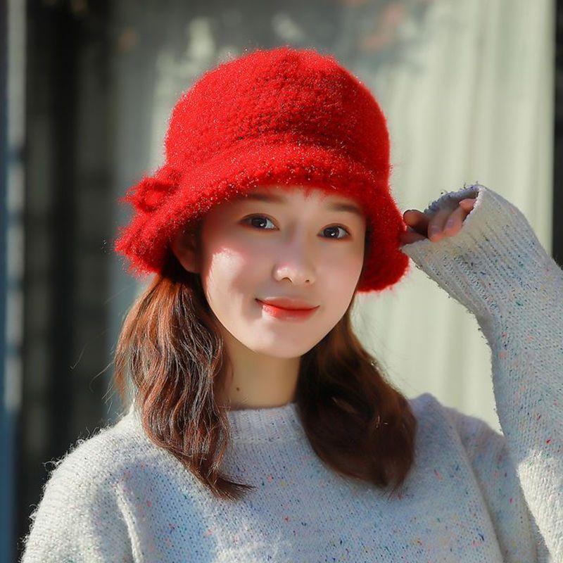 Вязаная шапка для женщин на осень и зиму. Модная и универсальная. Толстая и мягкая вязаная шапка. Теплая шапка рыбака.