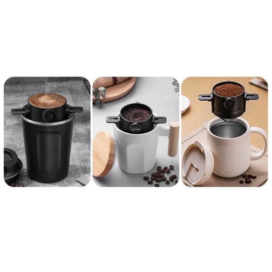 Капельница для заваривания кофе из нержавеющей стали. Двухслойный фильтр. Экологичный конический фильтр. Легко использовать.