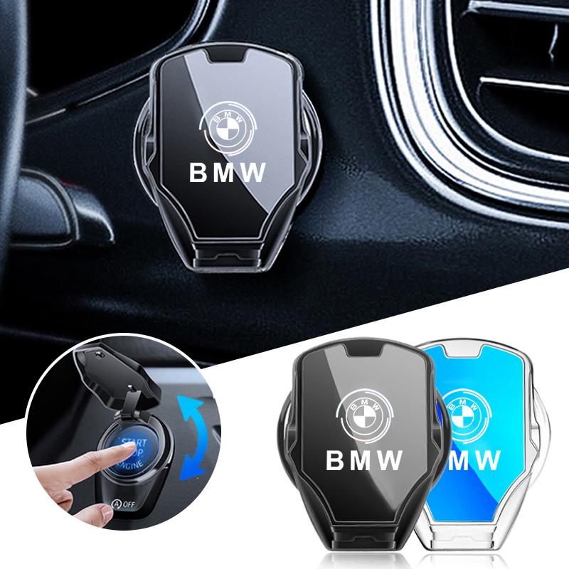 Car One-Click Start Buttons Protective Cover Decoration For BMW 50th X1 X3 X5 X4 X7 G30 G20 G32 G11 G12 F40 F30 F20 F10 E90 E60