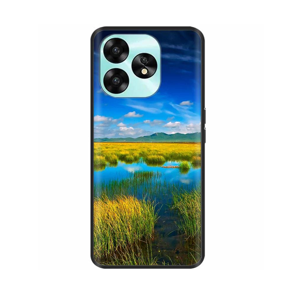 Для чехла UMIDIGI A15 A15C Модный Милый Чехол Черный Мягкий Силиконовый Чехлы для Телефона Для UMIDIGI A15C Funda A 15 UMIDIGIA15 Сумки