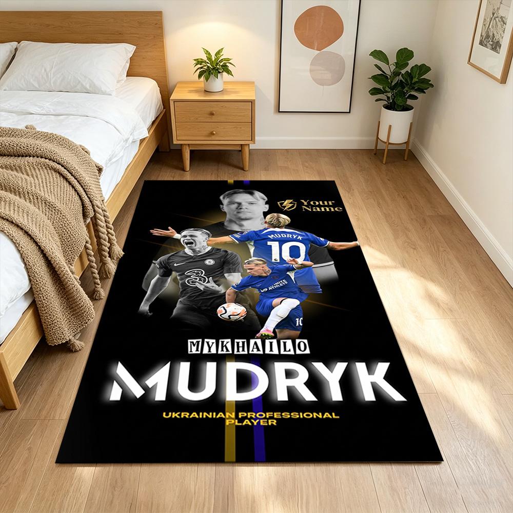Chelsea Fc Football Player Customize Text Floor Mat Perfect for Foyer Entryway Dining Room Balcony Antislip Carpet Office home decor
