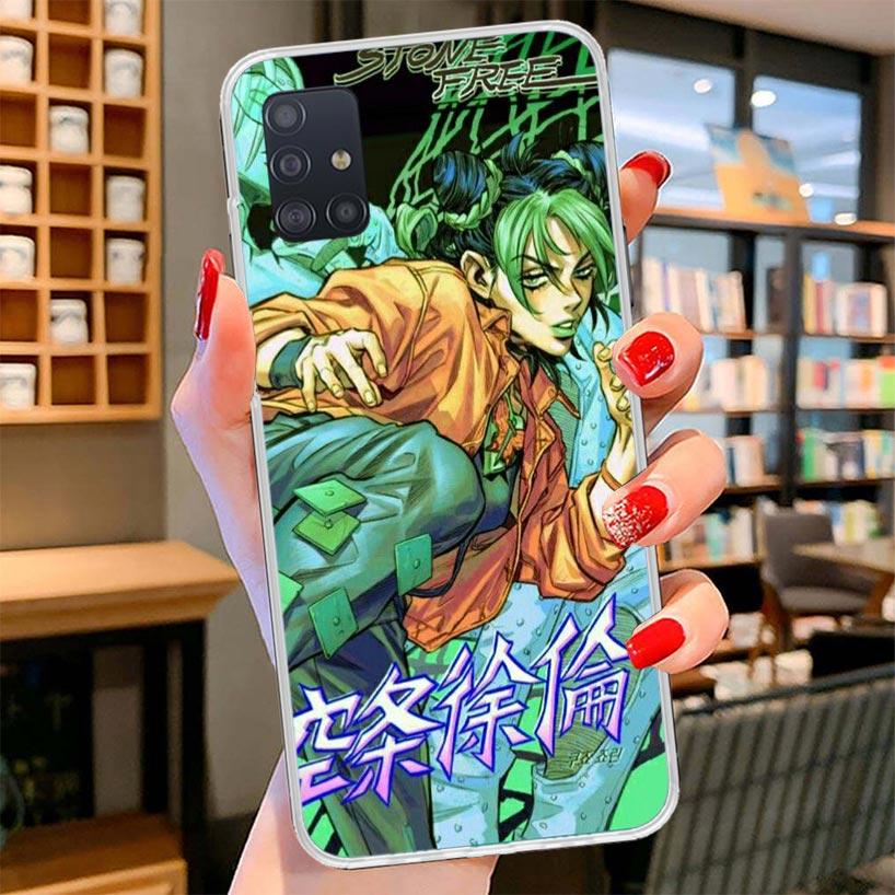 Чехол для телефона JoJo's Bizarre Adventure Джолин Куджо для Samsung Galaxy A12 A22 A32 A52 A72 A02S Чехол для телефона Note 20 Ultra 10 S10