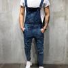Fashion Men's Denim Overalls Suspenders Men's Jeans New Pants Jumpsuit Tide