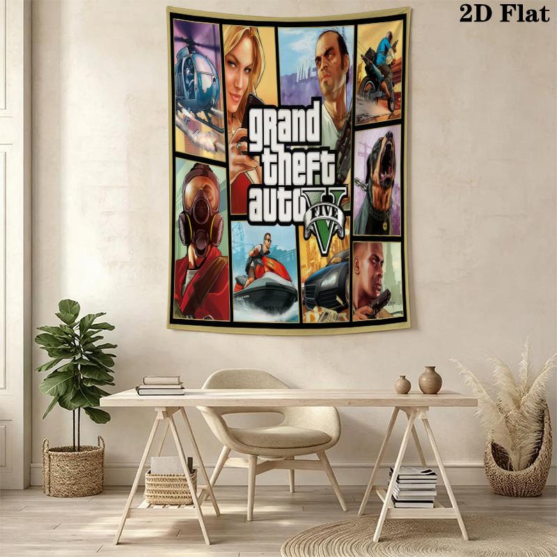 Grand Theft Auto V Urban Thrills Unleashed Threepiece Set 1 Duvet Cover 2 Pillowcase Without Core Christmas Birthday Gift