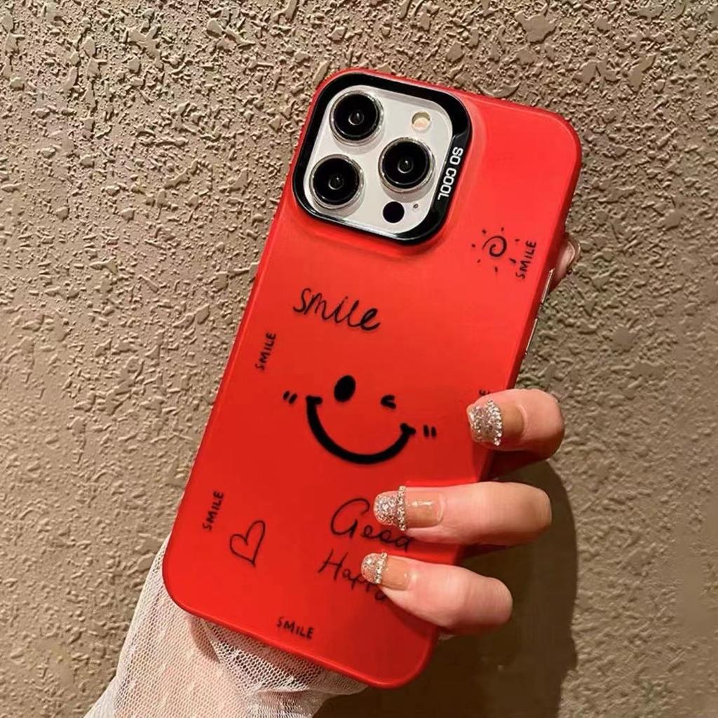 Модный чехол для мобильного телефона Smiley Face подходит для iPhone16promax, трендовая версия 15pro, 14/13pro, Европа и Америка 12/11
