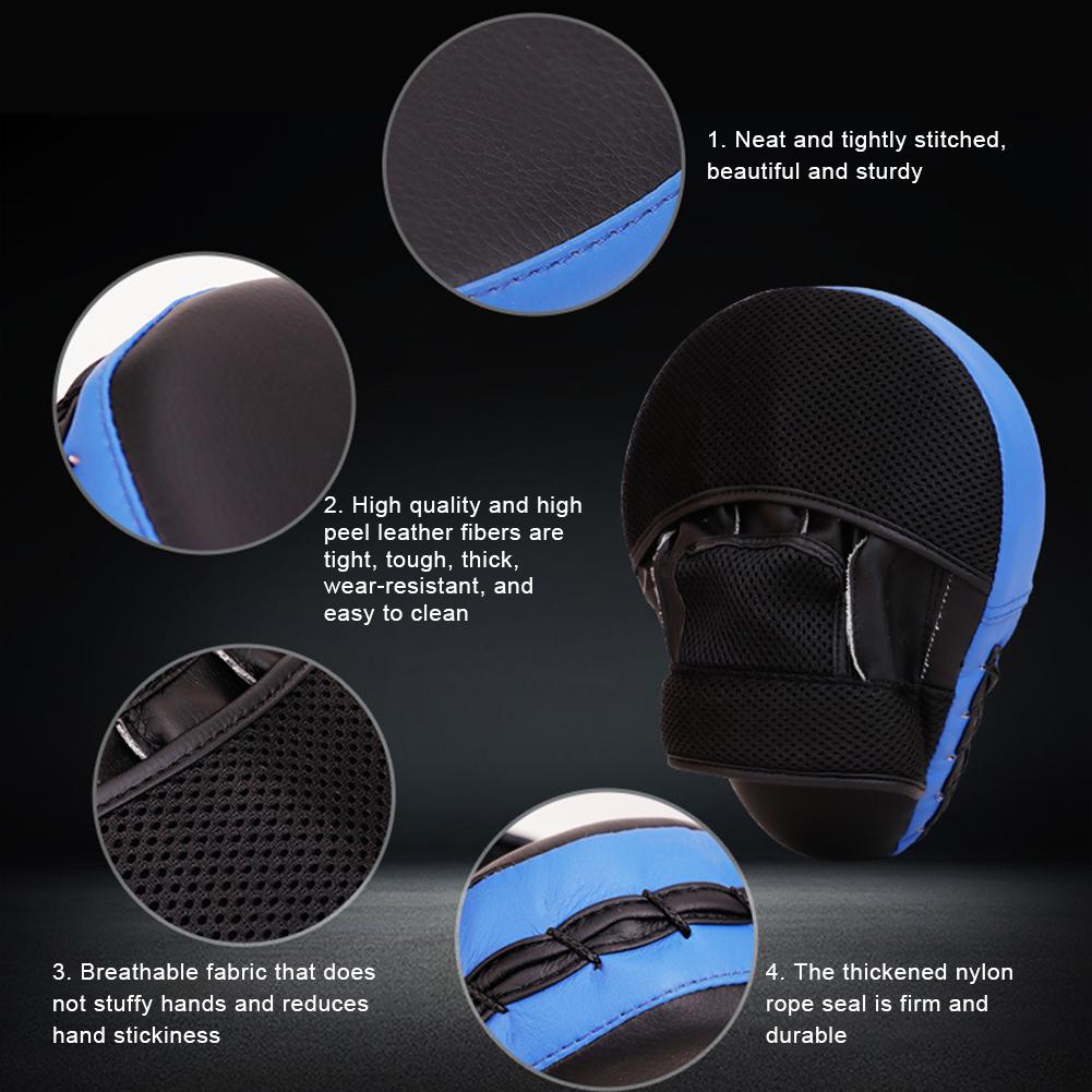 Curved Boxing Hand Target Wear Resistant 5-Finger Hand Target Breathable Fight Hand Kicking Pad Sports Training Equipment