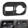 Fit for Dodge Ram 1500 - Headlight Control Cover Trim Left-hand Side ABS Carbon Fiber Car Styling Accessories